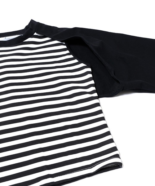 Figments（フィグメンツ）の「ボレロ付きボーダートップ（カーディガン/ボレロ・レディース・ブラック・FREE）」の9枚目の写真