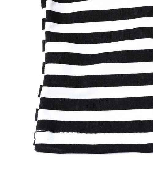 Figments（フィグメンツ）の「ボレロ付きボーダートップ（カーディガン/ボレロ・レディース・ブラック・FREE）」の4枚目の写真