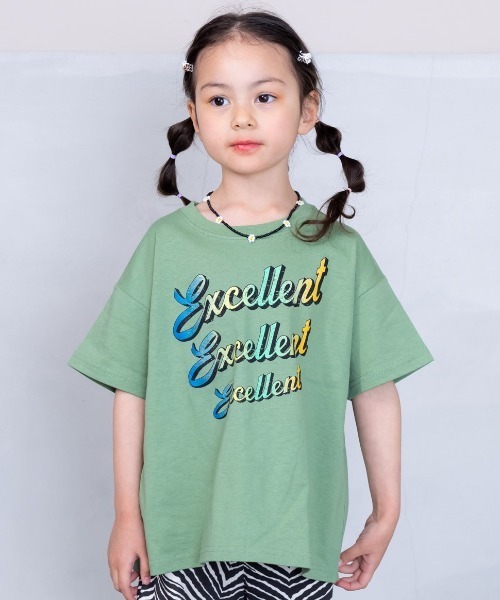 Life Support Products（ライフサポートプロダクツ）の「プリントTシャツ(80～150cm)（Tシャツ/カットソー・キッズ・チャコール/オレンジ/パープル/ベージュ/ホワイト/グリーン/レッド系その他/レッド/ピンク/ライトブルー/ブルー/オフホワイト・80/90/95/100/110/120/130/140/150）」の5枚目の写真