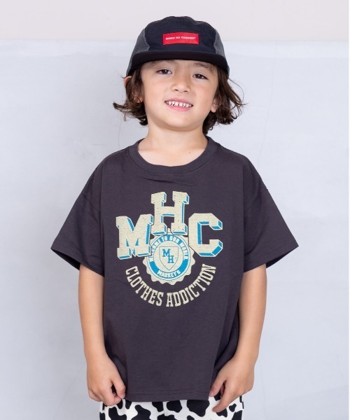 Life Support Products（ライフサポートプロダクツ）の「プリントTシャツ(80～150cm)（Tシャツ/カットソー・キッズ・チャコール/オレンジ/パープル/ベージュ/ホワイト/グリーン/レッド系その他/レッド/ピンク/ライトブルー/ブルー/オフホワイト・80/90/95/100/110/120/130/140/150）」の3枚目の写真