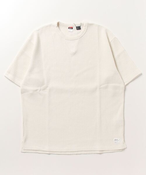 NANGA(ナンガ)の「NANGA エコ・ハイブリッド・ワッフル ルーズフィット Tシャツ NW2311-1G217(Tシャツ/カットソー・メンズ・サックスブルー/ライトグレー/ホワイト・M/L)」の7枚目の写真