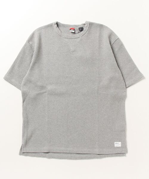 NANGA(ナンガ)の「NANGA エコ・ハイブリッド・ワッフル ルーズフィット Tシャツ NW2311-1G217(Tシャツ/カットソー・メンズ・サックスブルー/ライトグレー/ホワイト・M/L)」の6枚目の写真