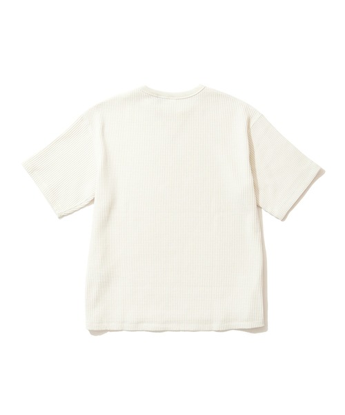 NANGA(ナンガ)の「NANGA エコ・ハイブリッド・ワッフル ルーズフィット Tシャツ NW2311-1G217(Tシャツ/カットソー・メンズ・サックスブルー/ライトグレー/ホワイト・M/L)」の16枚目の写真