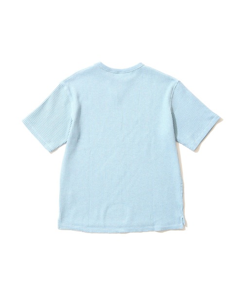 NANGA(ナンガ)の「NANGA エコ・ハイブリッド・ワッフル ルーズフィット Tシャツ NW2311-1G217(Tシャツ/カットソー・メンズ・サックスブルー/ライトグレー/ホワイト・M/L)」の8枚目の写真