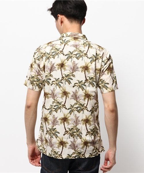 MYSELF ABAHOUSE(マイセルフアバハウス)の「プリントオープンカラーシャツ(シャツ/ブラウス・メンズ・アイボリー/カーキ・LARGE/MEDIUM)」の11枚目の写真