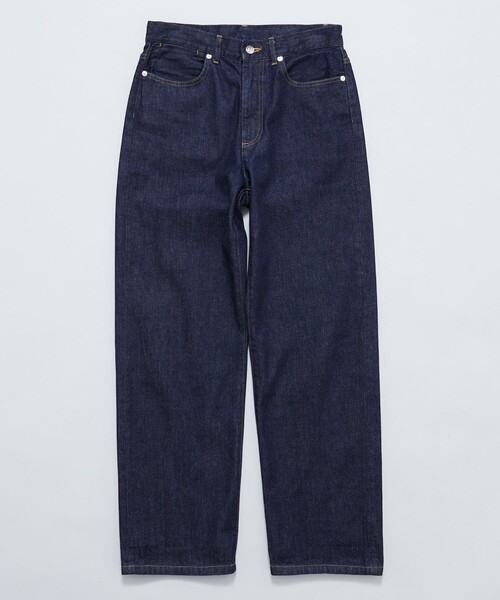 Firsthand(ファーストハンド)の「Firsthand/ファーストハンド 5P WIDE DENIM PANT / 5ポケット ストレートデニム(デニムパンツ・メンズ・ネイビー/ブラック・S/M/L)」の22枚目の写真