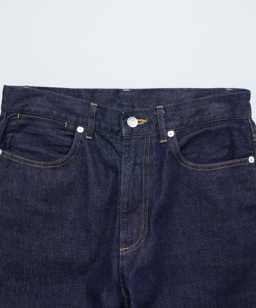 Firsthand(ファーストハンド)の「Firsthand/ファーストハンド 5P WIDE DENIM PANT / 5ポケット ストレートデニム(デニムパンツ・メンズ・ネイビー/ブラック・S/M/L)」の17枚目の写真
