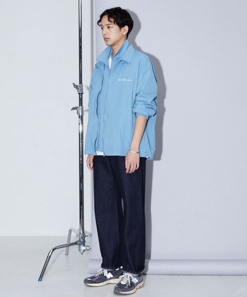 Firsthand(ファーストハンド)の「Firsthand/ファーストハンド 5P WIDE DENIM PANT / 5ポケット ストレートデニム(デニムパンツ・メンズ・ネイビー/ブラック・S/M/L)」の9枚目の写真