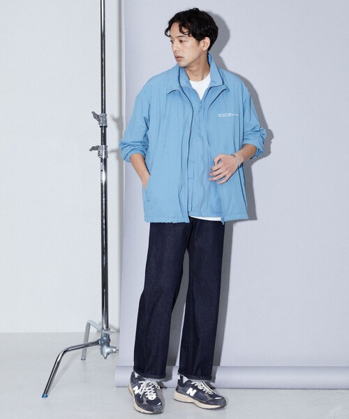 Firsthand(ファーストハンド)の「Firsthand/ファーストハンド 5P WIDE DENIM PANT / 5ポケット ストレートデニム(デニムパンツ・メンズ・ネイビー/ブラック・S/M/L)」の14枚目の写真