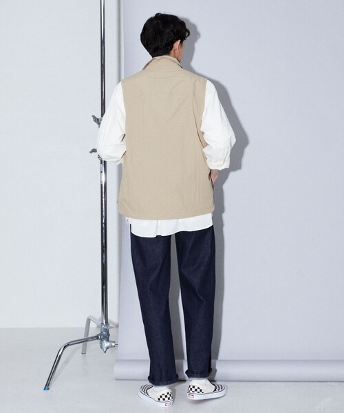 Firsthand(ファーストハンド)の「Firsthand/ファーストハンド 5P WIDE DENIM PANT / 5ポケット ストレートデニム(デニムパンツ・メンズ・ネイビー/ブラック・S/M/L)」の15枚目の写真