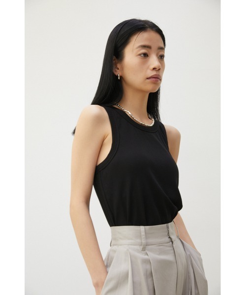 crie conforto(クリーコンフォルト)の「カップ付きアメスリタンク(タンクトップ・レディース・ライトグリーン/ブラック/ホワイト/チャコールグレー・MEDIUM/LARGE)」の9枚目の写真