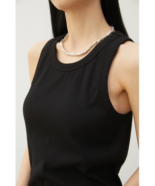 crie conforto(クリーコンフォルト)の「カップ付きアメスリタンク(タンクトップ・レディース・ライトグリーン/ブラック/ホワイト/チャコールグレー・MEDIUM/LARGE)」の16枚目の写真