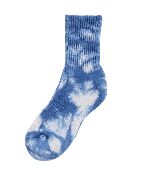 Figments(フィグメンツ)の「タイダイソックス(ソックス/靴下・レディース・ブラック/ブルー・FREE)」の3枚目の写真