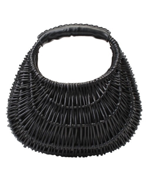 EIMY ISTOIRE（エイミーイストワール）の「ハンドステッチピクニックバッグ（かごバッグ・レディース・ホワイト/ベージュ/ブラック・FREE）」の16枚目の写真