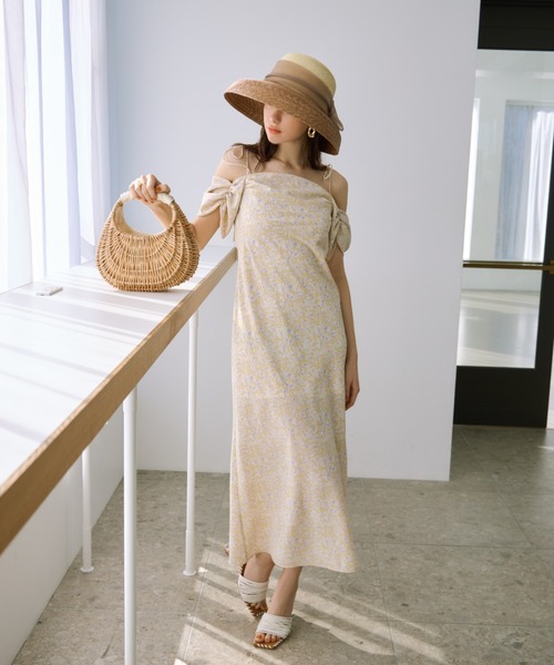 EIMY ISTOIRE（エイミーイストワール）の「ハンドステッチピクニックバッグ（かごバッグ・レディース・ホワイト/ベージュ/ブラック・FREE）」の5枚目の写真