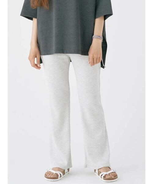 CRAFT STANDARD BOUTIQUE(クラフトスタンダードブティック)の「ワッフルフレアパンツ(その他パンツ・レディース・ブラック/ナチュラル・M/L)」の4枚目の写真