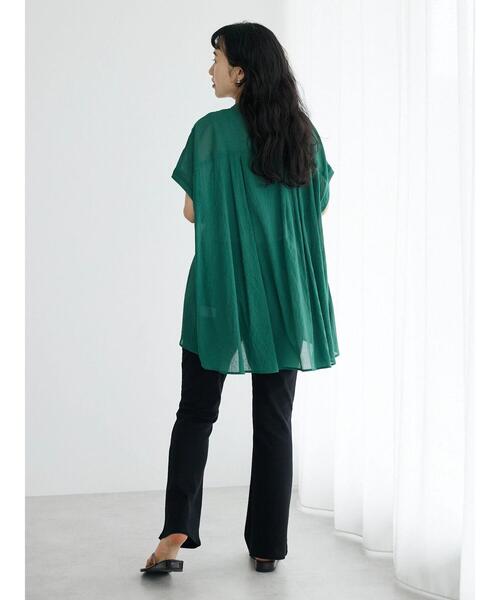 CRAFT STANDARD BOUTIQUE(クラフトスタンダードブティック)の「ワッフルフレアパンツ(その他パンツ・レディース・ブラック/ナチュラル・M/L)」の9枚目の写真