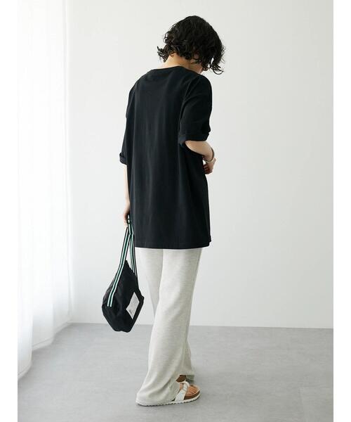 CRAFT STANDARD BOUTIQUE(クラフトスタンダードブティック)の「ワッフルフレアパンツ(その他パンツ・レディース・ブラック/ナチュラル・M/L)」の13枚目の写真