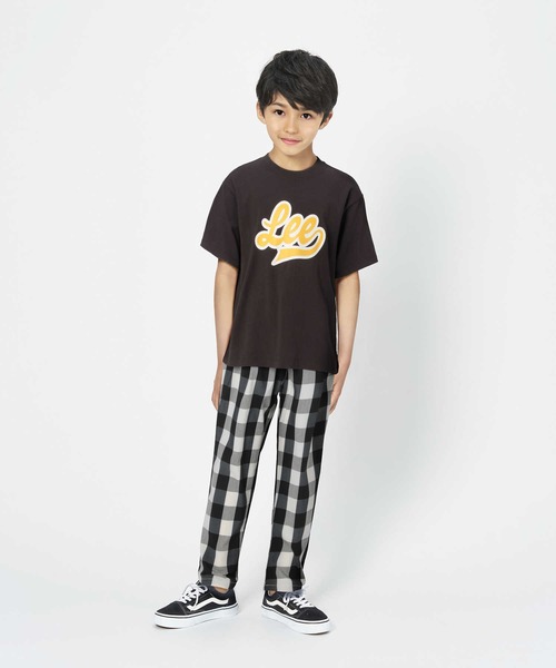 Lee(リー)の「【Lee】ロゴプリントTシャツ(Tシャツ/カットソー・キッズ・ブラック・105/150/160/130/140/120)」の8枚目の写真