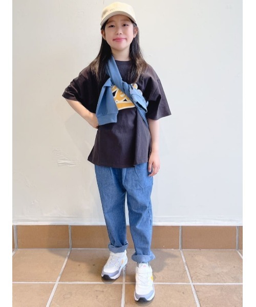 Lee(リー)の「【Lee】ロゴプリントTシャツ(Tシャツ/カットソー・キッズ・ブラック・105/150/160/130/140/120)」の16枚目の写真