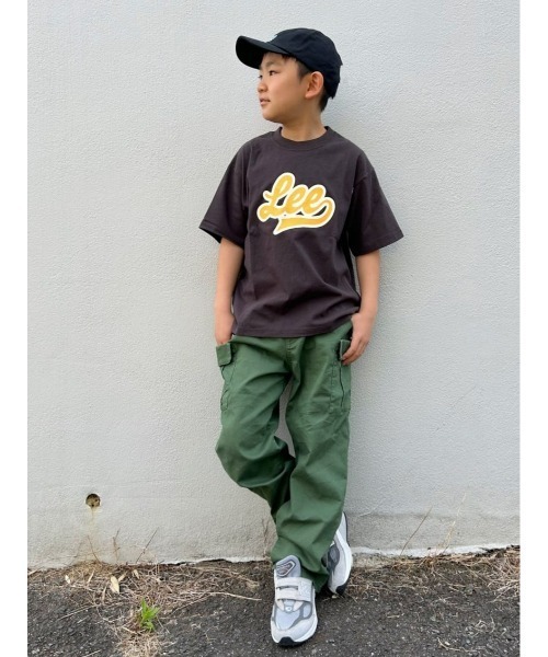 Lee(リー)の「【Lee】ロゴプリントTシャツ(Tシャツ/カットソー・キッズ・ブラック・105/150/160/130/140/120)」の10枚目の写真
