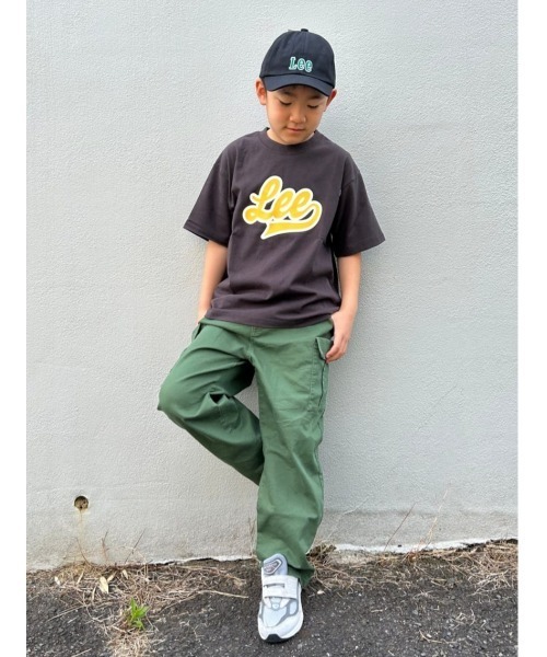 Lee(リー)の「【Lee】ロゴプリントTシャツ(Tシャツ/カットソー・キッズ・ブラック・105/150/160/130/140/120)」の11枚目の写真