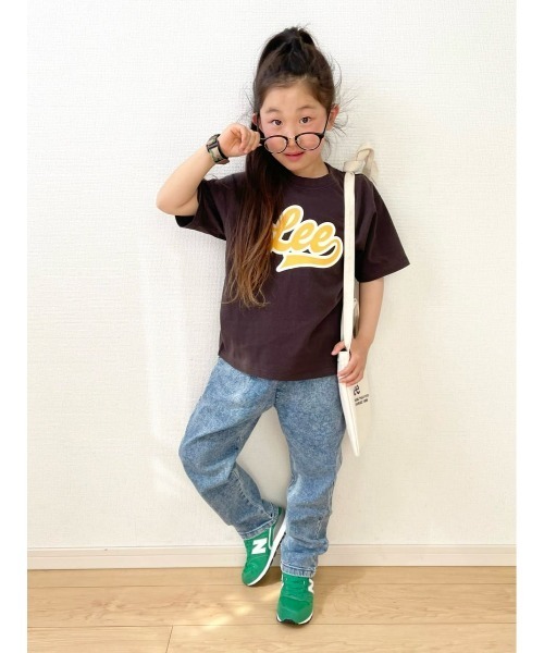 Lee(リー)の「【Lee】ロゴプリントTシャツ(Tシャツ/カットソー・キッズ・ブラック・105/150/160/130/140/120)」の13枚目の写真