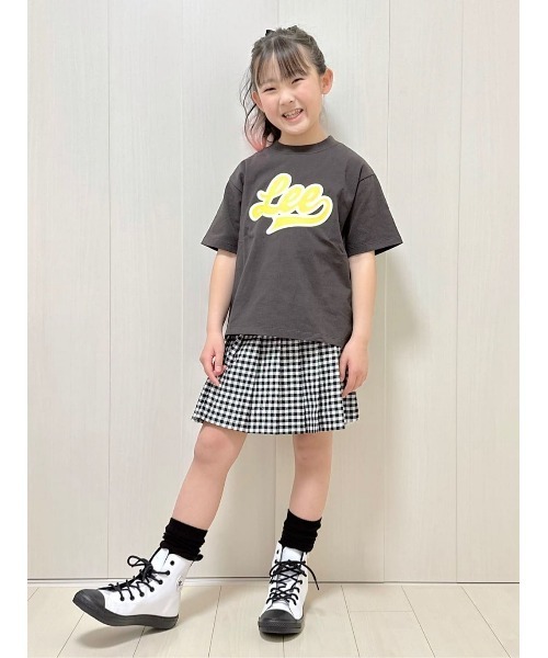 Lee(リー)の「【Lee】ロゴプリントTシャツ(Tシャツ/カットソー・キッズ・ブラック・105/150/160/130/140/120)」の18枚目の写真