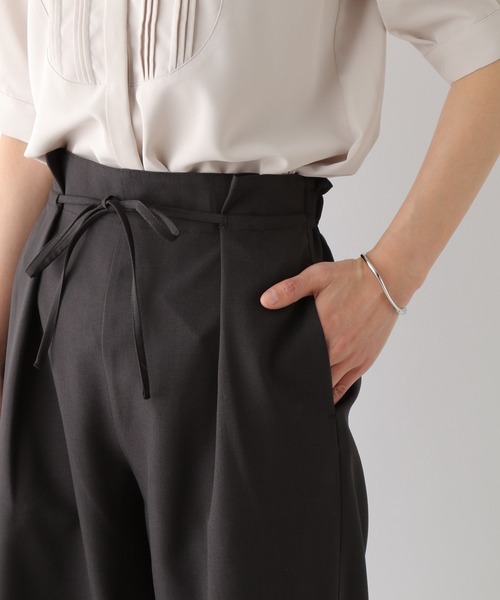 LEPSIM（レプシィム）の「リボンイージ－ワイドパンツ　192675（スラックス・レディース・ブラック/ライトグリーン/グレイッシュベージュ・FREE）」の15枚目の写真