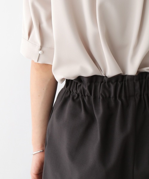 LEPSIM（レプシィム）の「リボンイージ－ワイドパンツ　192675（スラックス・レディース・ブラック/ライトグリーン/グレイッシュベージュ・FREE）」の17枚目の写真