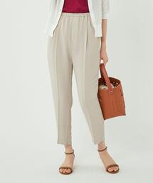 green label relaxing | メルティ タック テーパード パンツ ナチュラル -マシンウォッシャブル・ストレッチ・防シワ- ◇No12◇(その他パンツ)