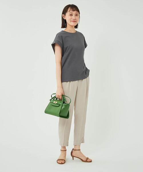 green label relaxing(グリーンレーベルリラクシング)の「メルティ タック テーパード パンツ ナチュラル -マシンウォッシャブル・ストレッチ・防シワ- ◇No12◇(その他パンツ・レディース・ナチュラル・36/38/40)」の11枚目の写真