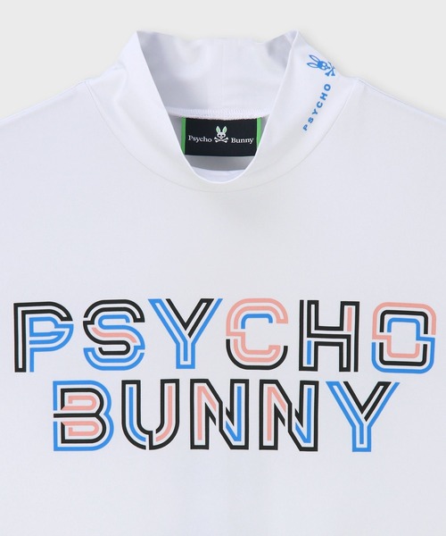 Psycho Bunny（サイコバニー）の「[GOLF]MAZEロゴ モックネック T