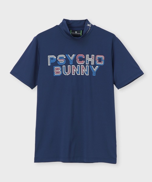 Psycho Bunny（サイコバニー）の「[GOLF]MAZEロゴ モックネック T