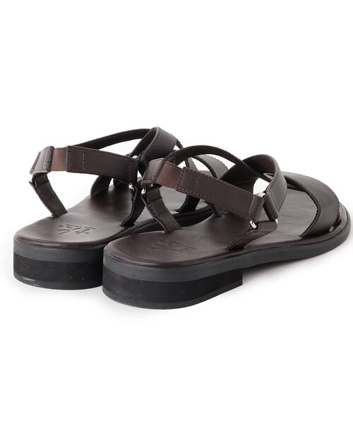 tk.TAKEO KIKUCHI（ティーケータケオキクチ）の「◆FLクロスサンダル（サンダル・メンズ・ブラック/ダークブラウン・55/65/75）」の6枚目の写真