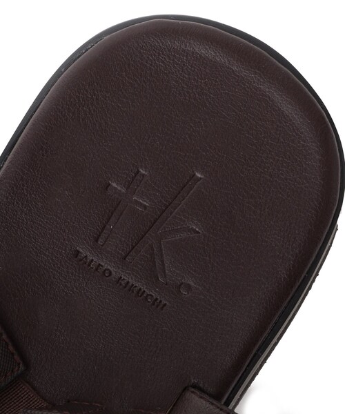 tk.TAKEO KIKUCHI（ティーケータケオキクチ）の「◆FLクロスサンダル（サンダル・メンズ・ブラック/ダークブラウン・55/65/75）」の9枚目の写真