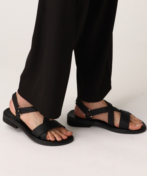 tk.TAKEO KIKUCHI（ティーケータケオキクチ）の「◆FLクロスサンダル（サンダル・メンズ・ブラック/ダークブラウン・55/65/75）」の10枚目の写真