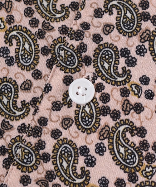 【セール】ルーズシルエット総柄プリントオープンカラーシャツ（シャツ/ブラウス）｜many men many mind（メニーメンメニーマインド）