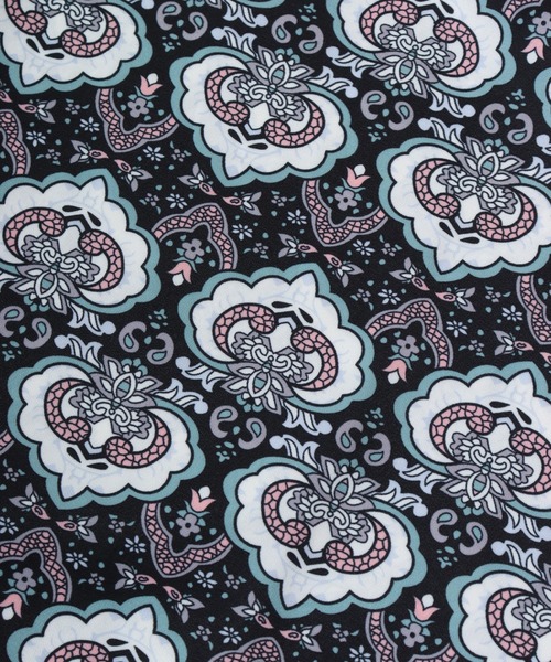 【セール】ルーズシルエット総柄プリントオープンカラーシャツ（シャツ/ブラウス）｜many men many mind（メニーメンメニーマインド）