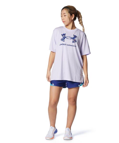 UNDER ARMOUR(アンダーアーマー)の「UAテック オーバーサイズ Tシャツ(トレーニング/レディース)(Tシャツ/カットソー・レディース・パープル系その他・XL/M/L/S)」の3枚目の写真
