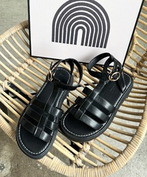 Futier land | 厚底オープントゥグルカサンダル(サンダル)