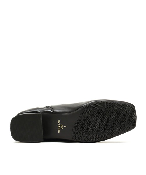 grandfleur(グランドフルール)の「【3E幅広】【晴雨兼用】スクエアトゥシャーリングデザインレインブーツ(レインシューズ・レディース・ブラック/グレイッシュベージュ・L/M/LL/S/3L)」の18枚目の写真