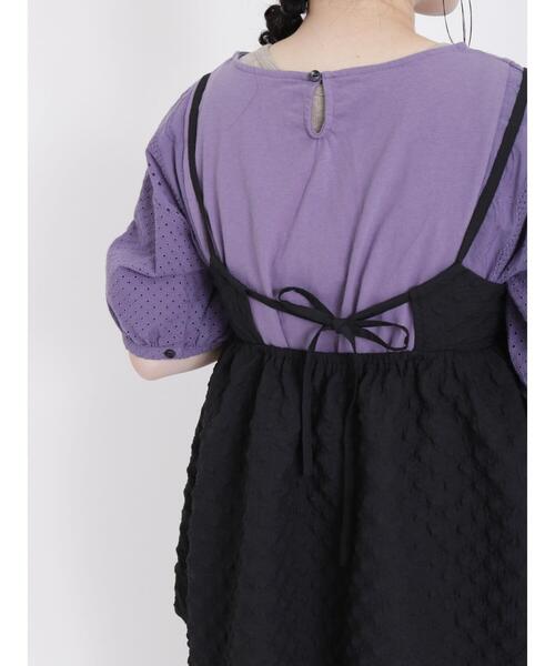 Samansa Mos2（サマンサ モスモス）の「◎ジャカードキャミブラウス（シャツ/ブラウス・レディース・カーキ/ブラック/オフホワイト・F）」の11枚目の写真