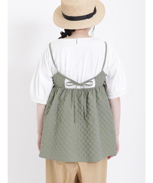 Samansa Mos2（サマンサ モスモス）の「◎ジャカードキャミブラウス（シャツ/ブラウス・レディース・カーキ/ブラック/オフホワイト・F）」の21枚目の写真