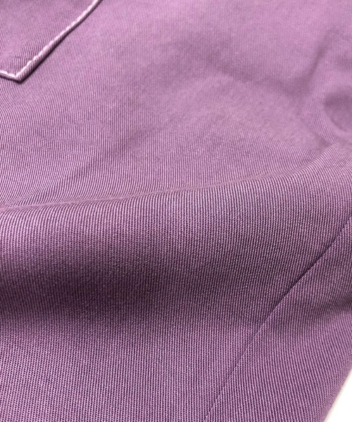 ADMIX/ATELIER SAB MEN（アドミックスアトリエサブメン）の「トロミ ドレープ カラーステッチ / オーバーサイズ ルーズシャツ（半袖）（シャツ/ブラウス・メンズ・ホワイト/ブラック/ライトパープル/ライトブルー・50/48）」の16枚目の写真