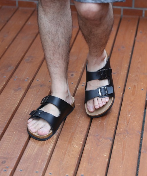 ８(eight)（エイト）の「コンフォートサンダル（サンダル・メンズ・ダークブラウン/ブラック・26.0cm/26.5cm/25.5cm/27.0cm）」の2枚目の写真