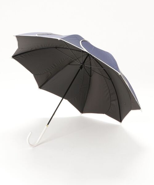 ALWAYS GOOD TIME（オルウェイズグッドタイム）の「【一級遮光・晴雨兼用】UV日傘/PARASOL/パラソル　フレラ/frella/花びら（長傘・レディース・モカ/オフホワイト/ネイビー/ラベンダー・F）」の5枚目の写真