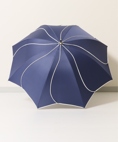 ALWAYS GOOD TIME（オルウェイズグッドタイム）の「【一級遮光・晴雨兼用】UV日傘/PARASOL/パラソル　フレラ/frella/花びら（長傘・レディース・モカ/オフホワイト/ネイビー/ラベンダー・F）」の22枚目の写真