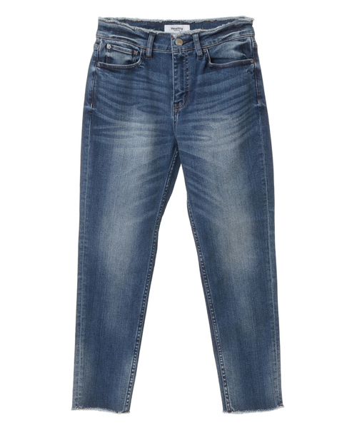 MELROSE claire（メルローズ クレール）の「【Heaithy denim H.Salt】（デニムパンツ・レディース・インディゴブルー/ダークインディゴブルー/ブラック・1/2/3/4）」の2枚目の写真