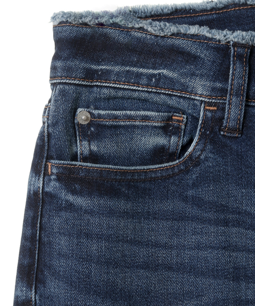 MELROSE claire（メルローズ クレール）の「【Heaithy denim H.Salt】（デニムパンツ・レディース・インディゴブルー/ダークインディゴブルー/ブラック・1/2/3/4）」の6枚目の写真